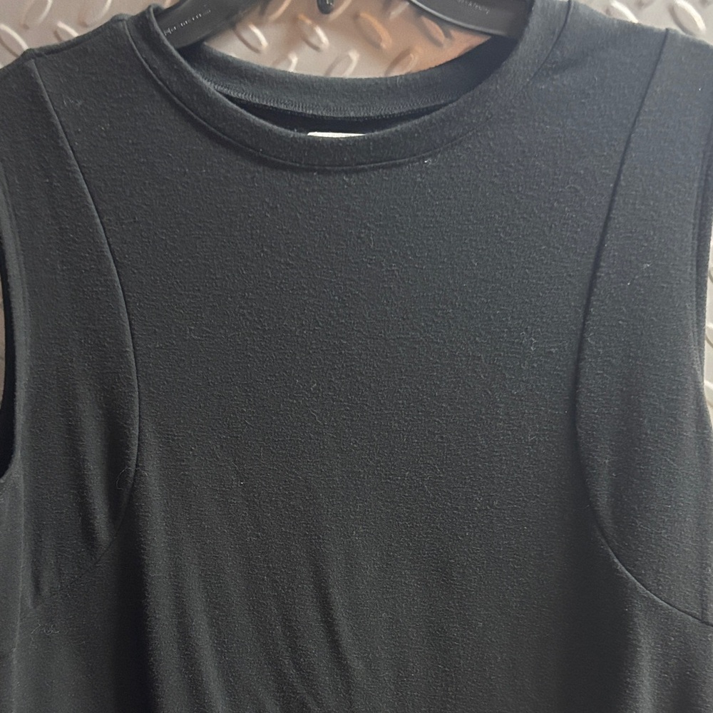 Casual Black Sleeveless Women's Dress